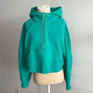 lululemon Scuba Oversized Half-Zip Hoodie Teal, Small